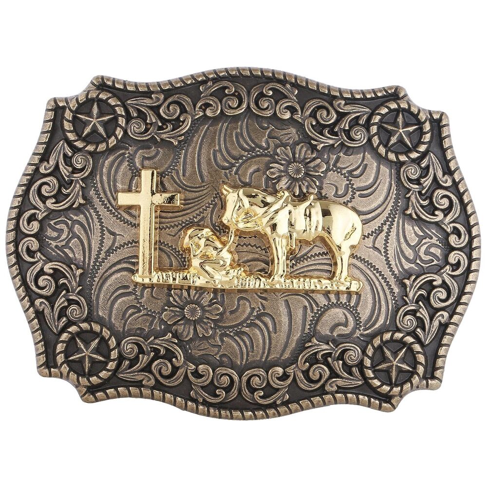 9708 Longhorn Bull Cowboy Belt Buckles Western Belt Buckle Rodeo Durable